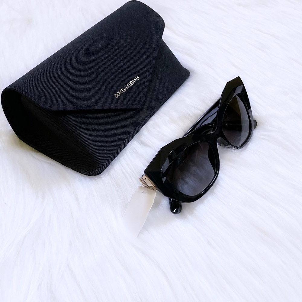 Dolce & Gabbana Geometric Cat Eye Sunglasses - Picture 12 of 12